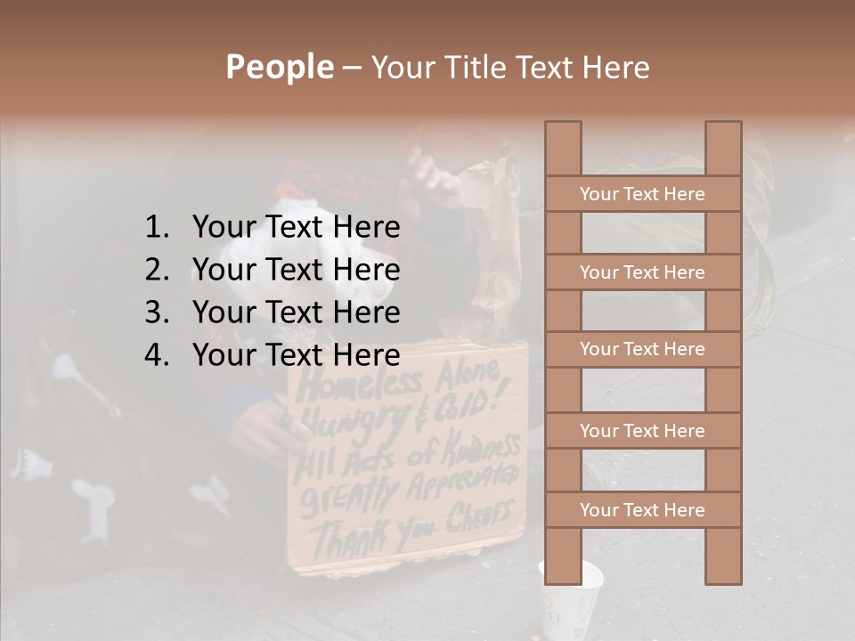 Tired Usa Luck PowerPoint Template