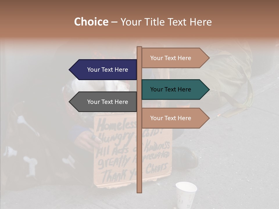 Tired Usa Luck PowerPoint Template