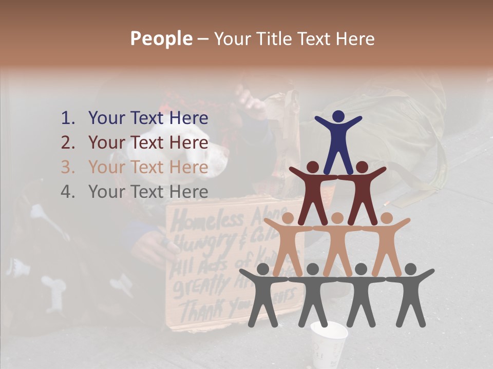 Tired Usa Luck PowerPoint Template