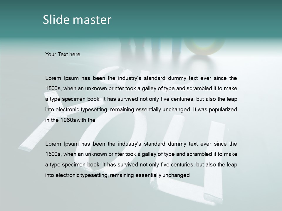 Vintage Problem Metal PowerPoint Template