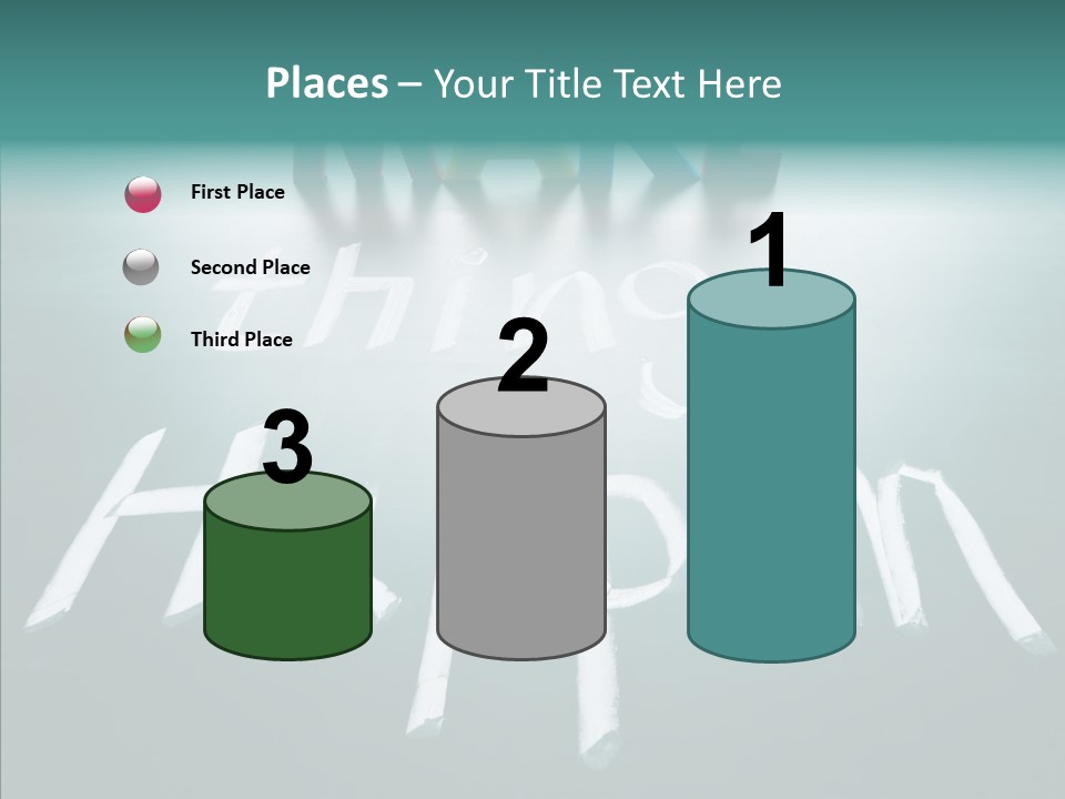 Goal Text Background PowerPoint Template