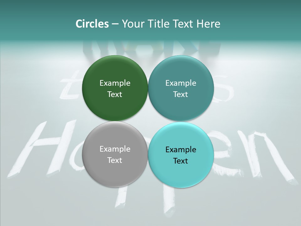 Goal Text Background PowerPoint Template