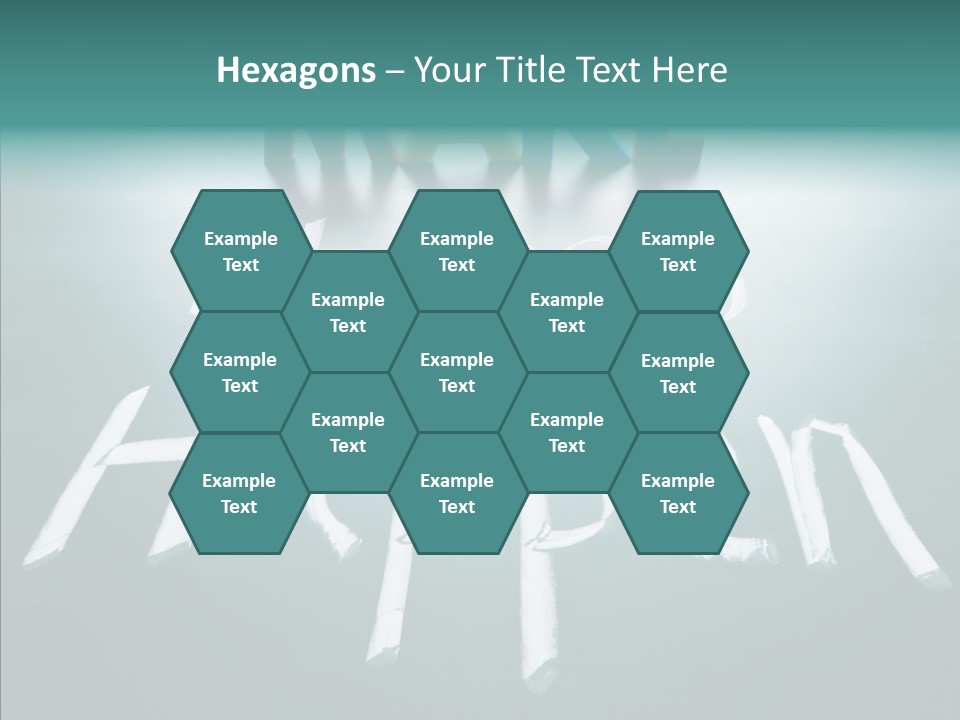 Goal Text Background PowerPoint Template