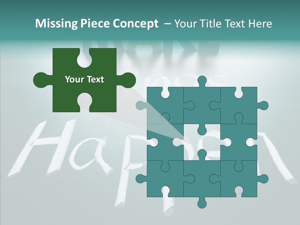 Goal Text Background PowerPoint Template