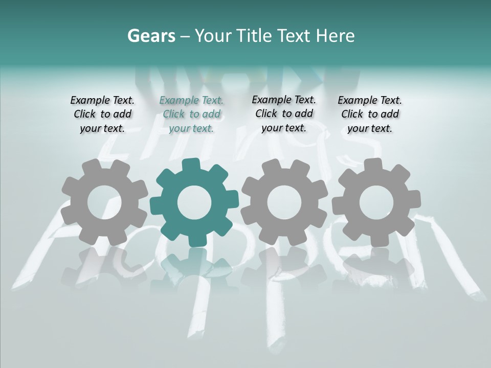 Goal Text Background PowerPoint Template