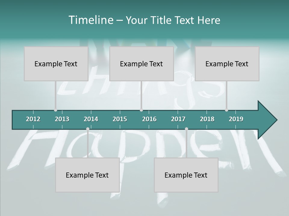 Goal Text Background PowerPoint Template