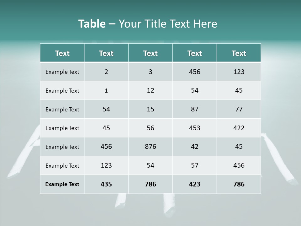 Goal Text Background PowerPoint Template
