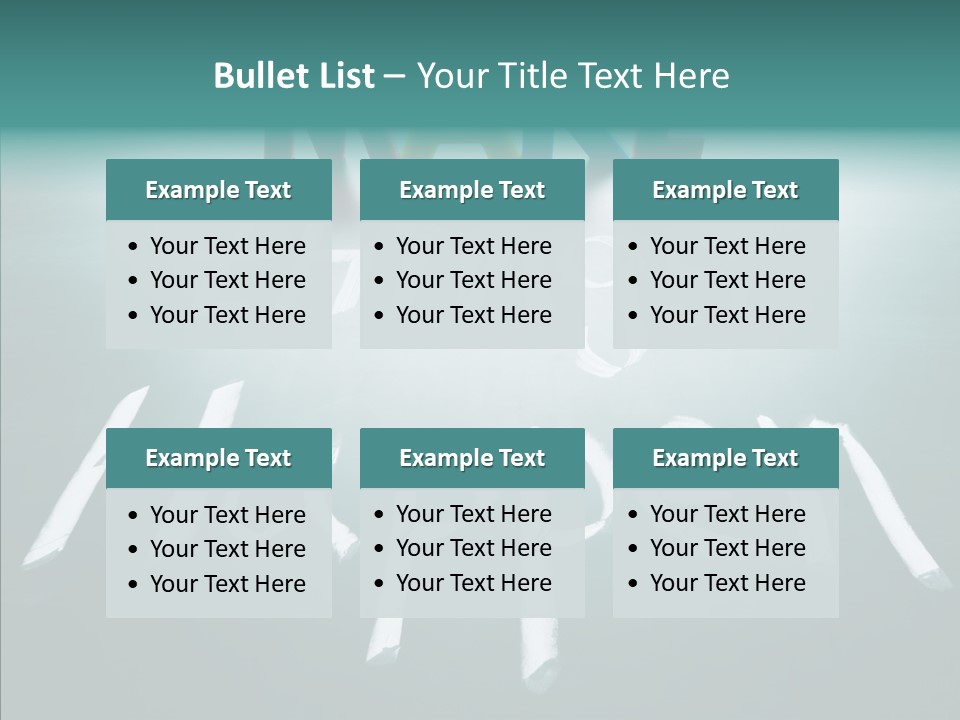 Goal Text Background PowerPoint Template