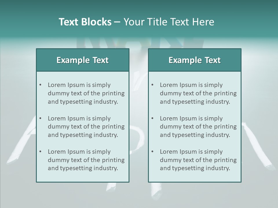 Goal Text Background PowerPoint Template