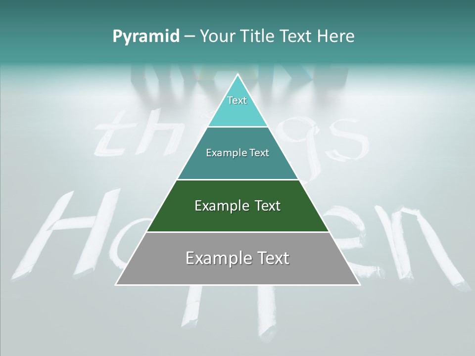 Goal Text Background PowerPoint Template