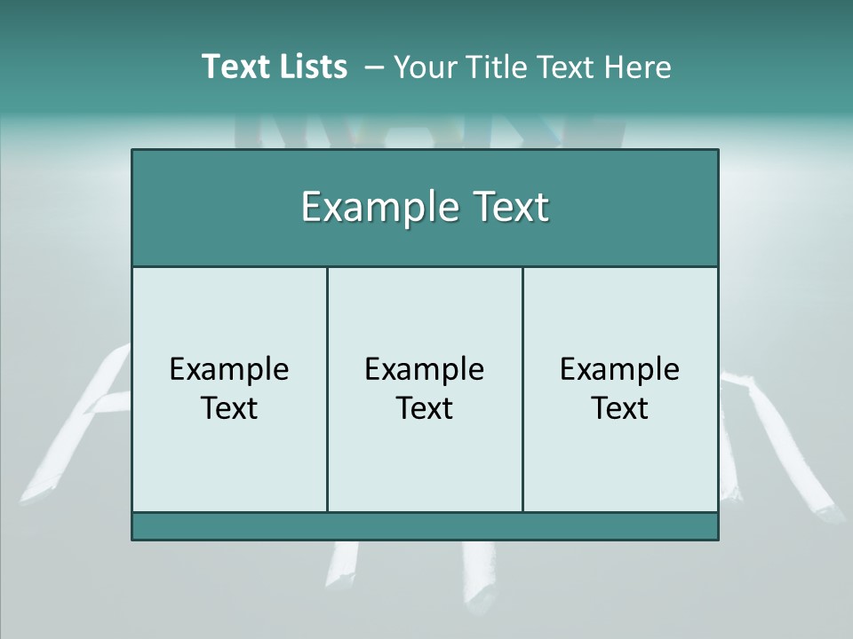 Goal Text Background PowerPoint Template