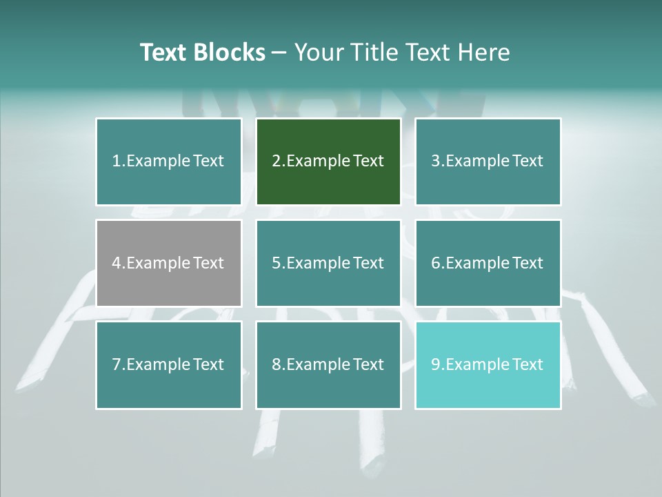 Goal Text Background PowerPoint Template