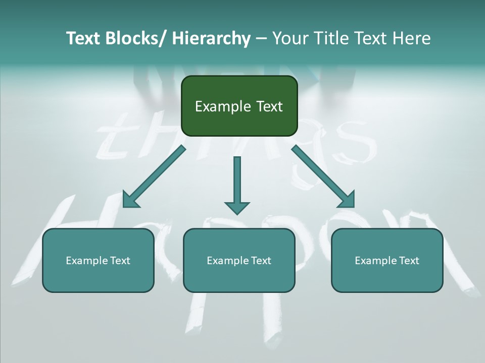Goal Text Background PowerPoint Template