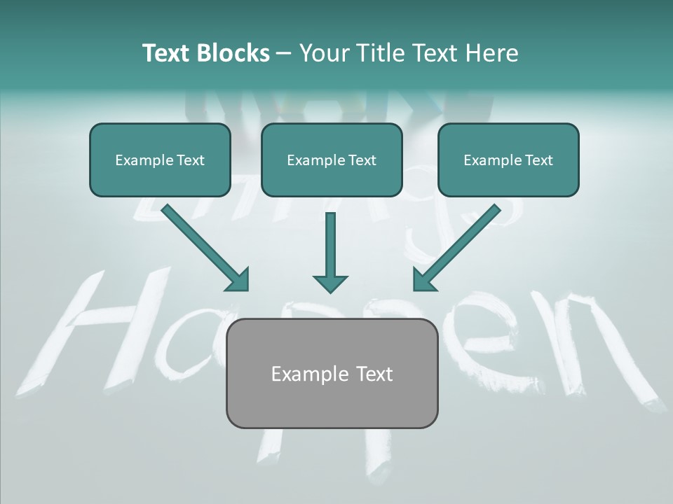Goal Text Background PowerPoint Template