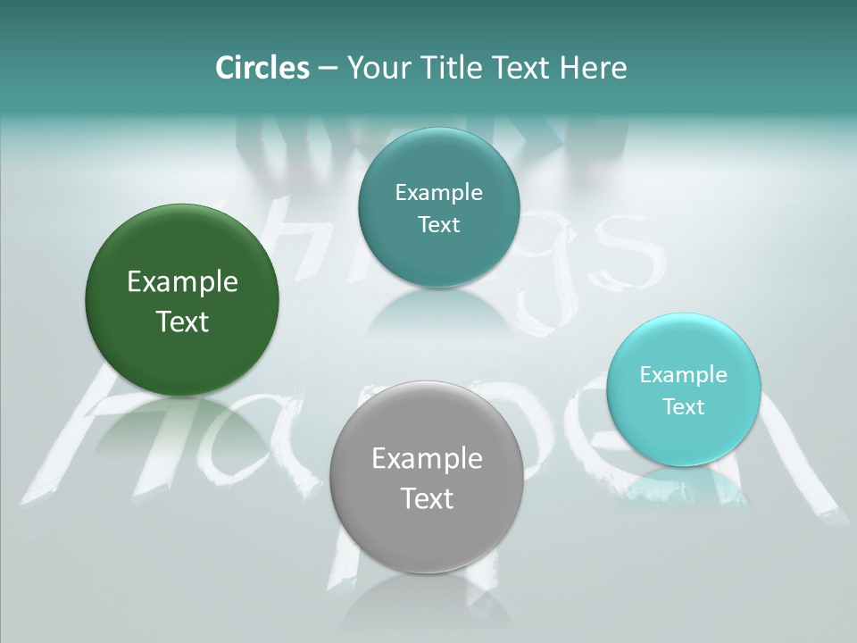 Goal Text Background PowerPoint Template