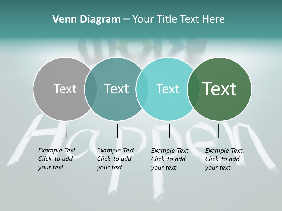 Goal Text Background PowerPoint Template