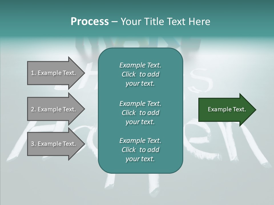 Goal Text Background PowerPoint Template