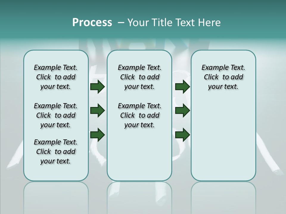 Goal Text Background PowerPoint Template