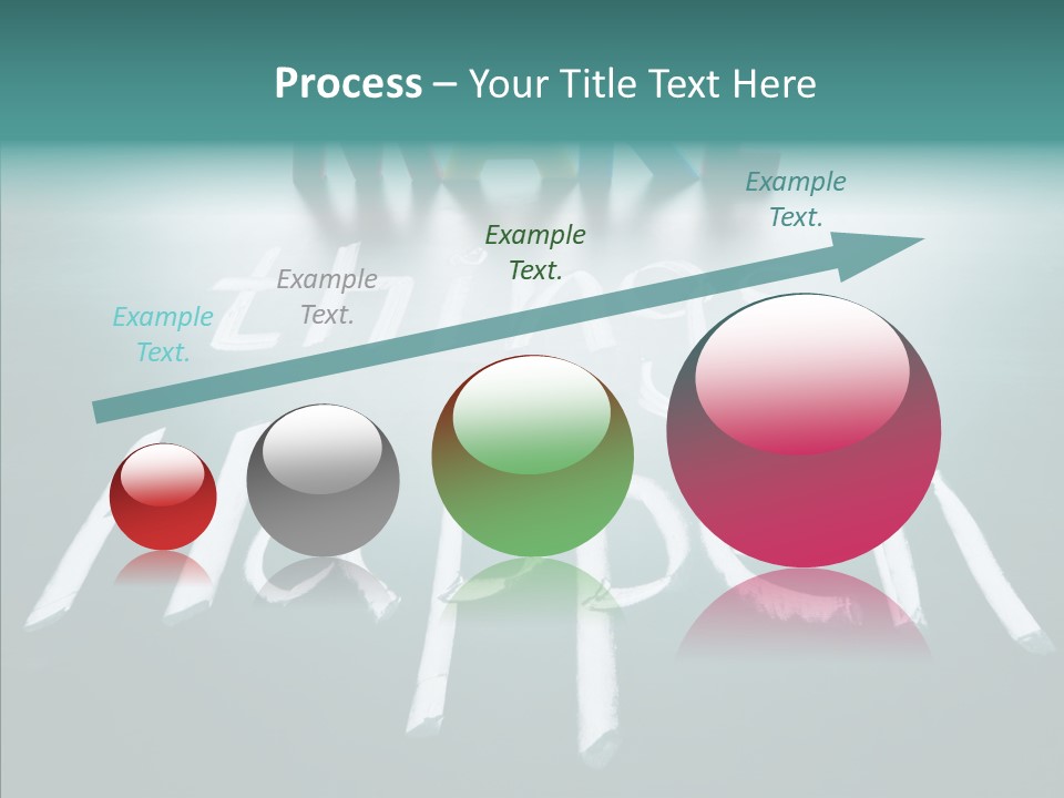 Goal Text Background PowerPoint Template