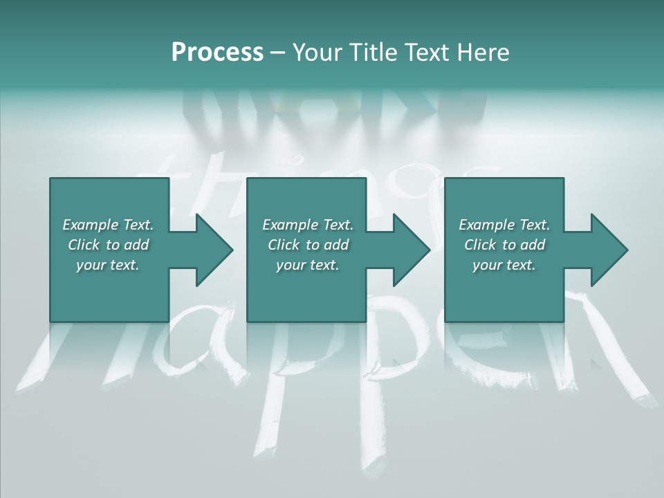 Goal Text Background PowerPoint Template