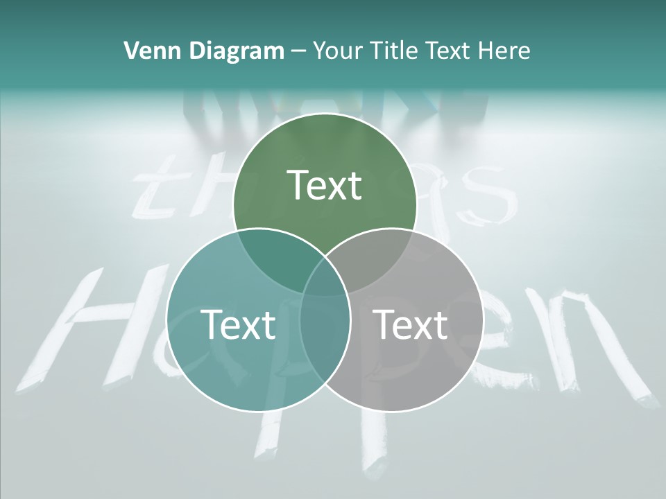 Goal Text Background PowerPoint Template