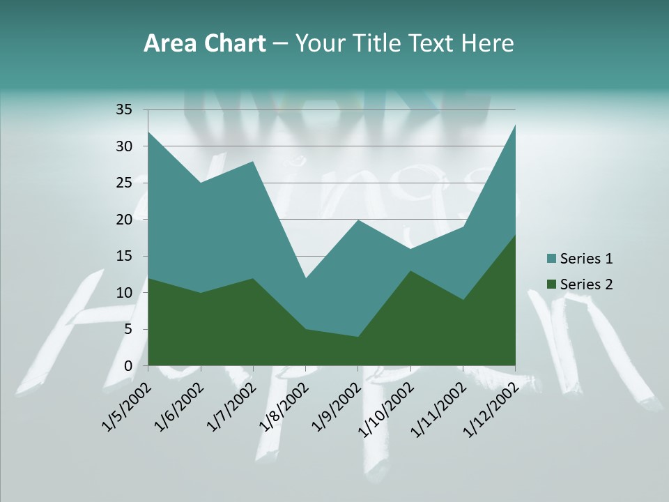 Goal Text Background PowerPoint Template