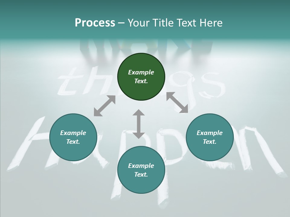 Goal Text Background PowerPoint Template