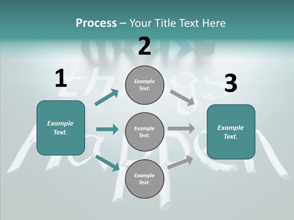 Goal Text Background PowerPoint Template
