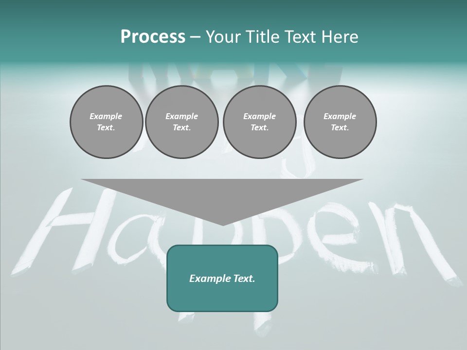 Goal Text Background PowerPoint Template