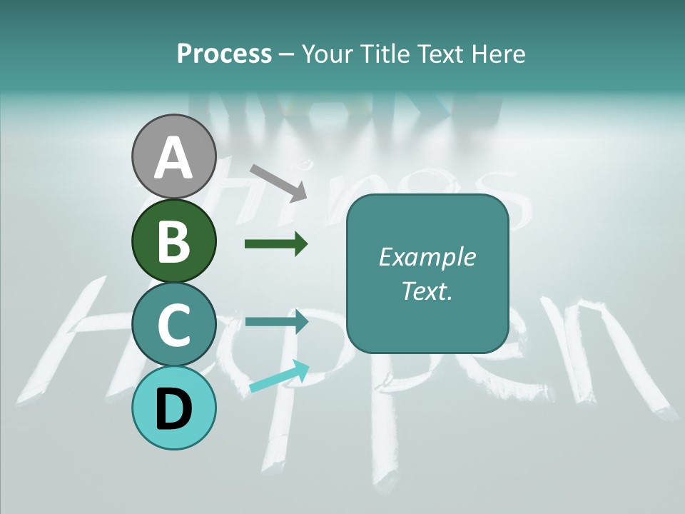 Goal Text Background PowerPoint Template