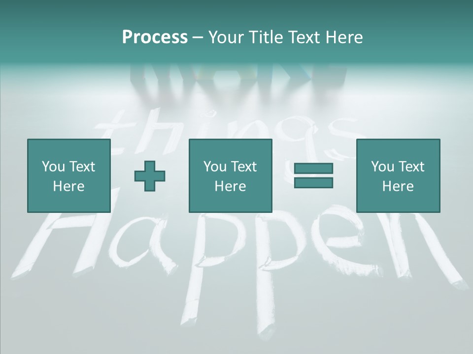 Goal Text Background PowerPoint Template