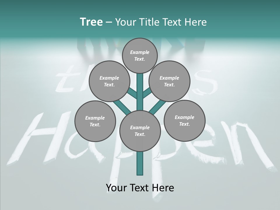 Goal Text Background PowerPoint Template