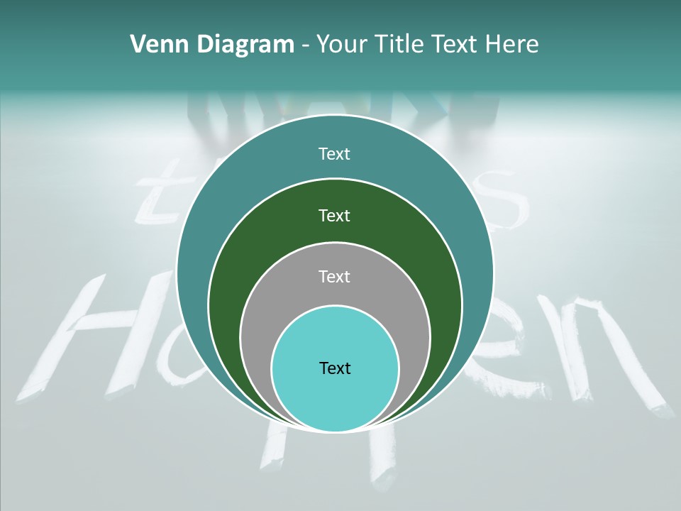 Goal Text Background PowerPoint Template