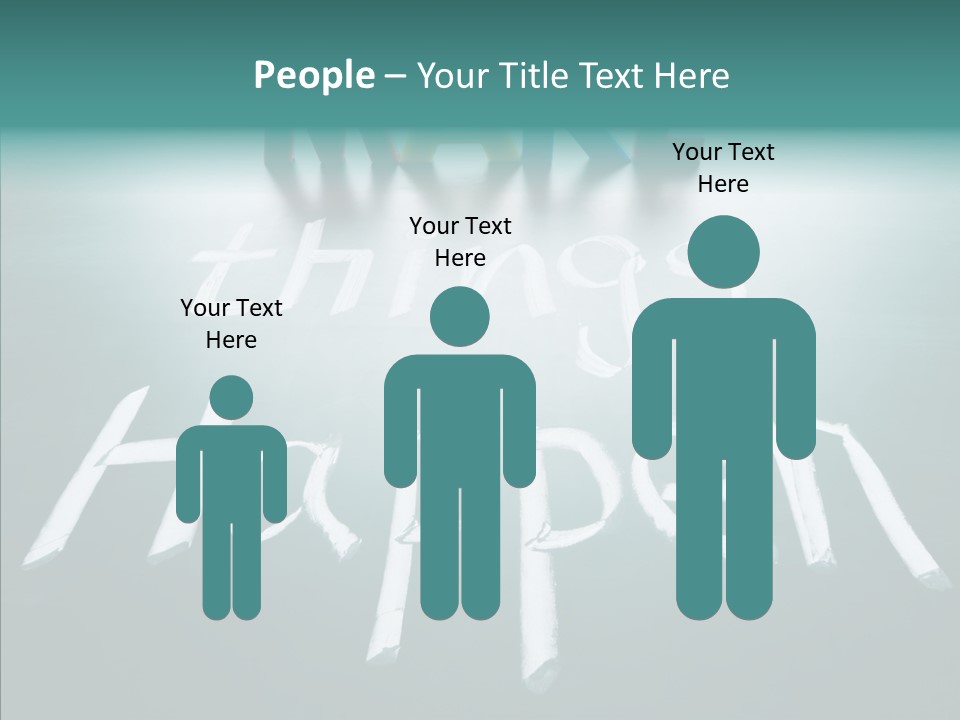 Goal Text Background PowerPoint Template