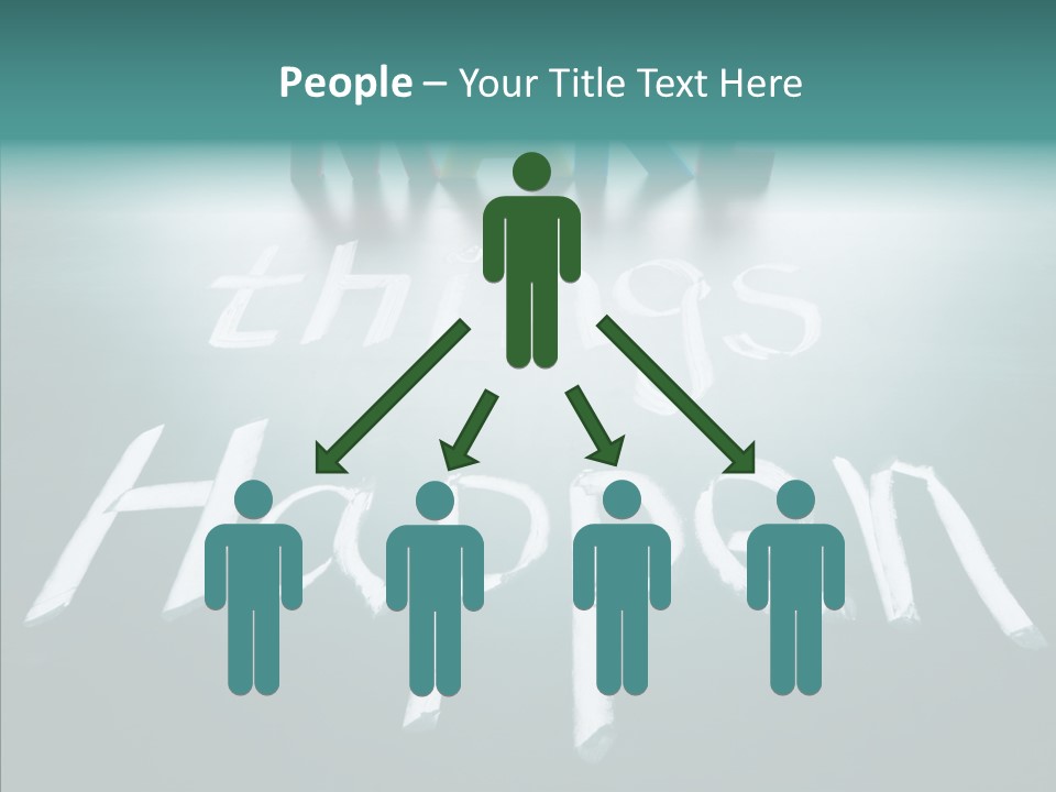 Goal Text Background PowerPoint Template