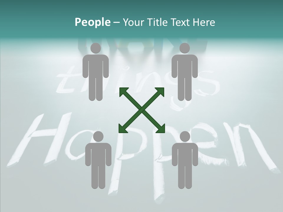 Goal Text Background PowerPoint Template