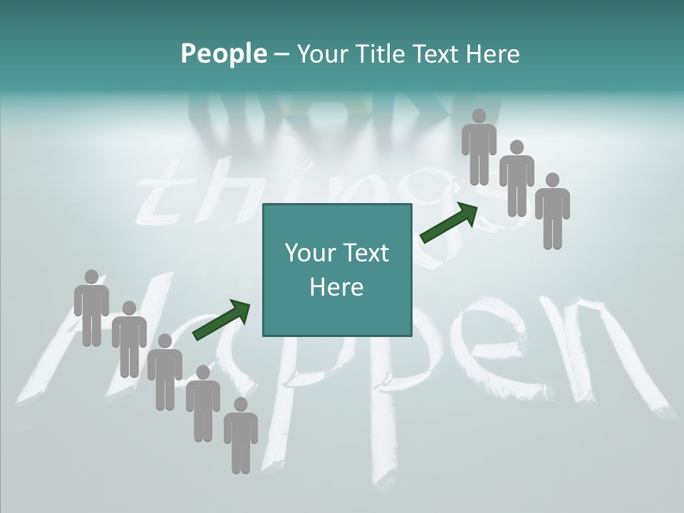 Goal Text Background PowerPoint Template