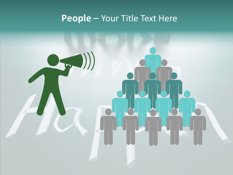 Goal Text Background PowerPoint Template