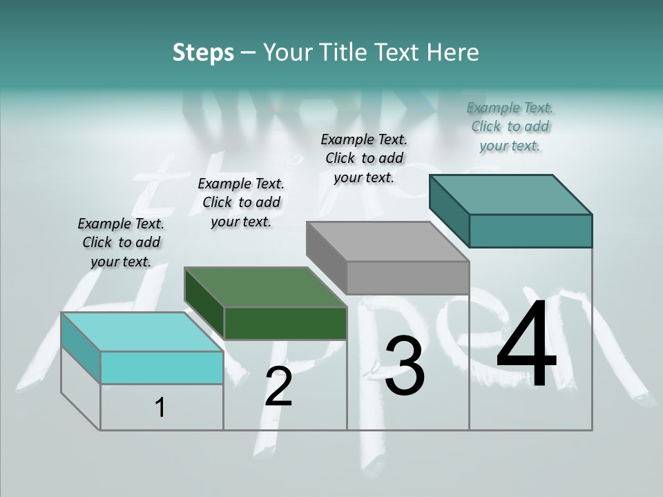 Goal Text Background PowerPoint Template