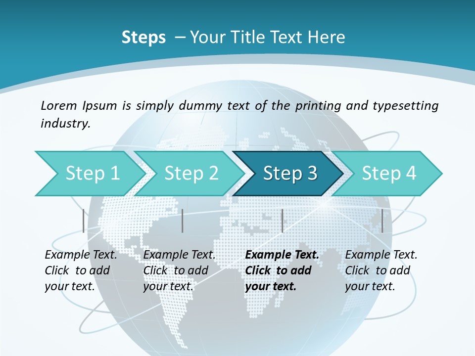 Continent Modern Communication PowerPoint Template