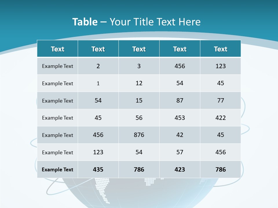 Continent Modern Communication PowerPoint Template