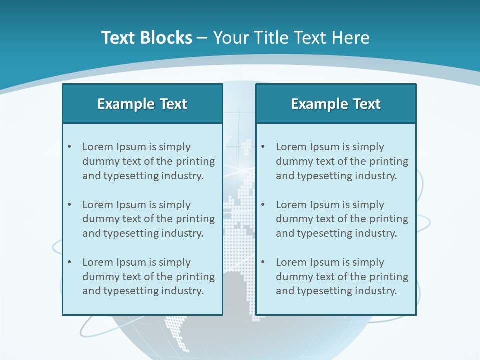 Continent Modern Communication PowerPoint Template