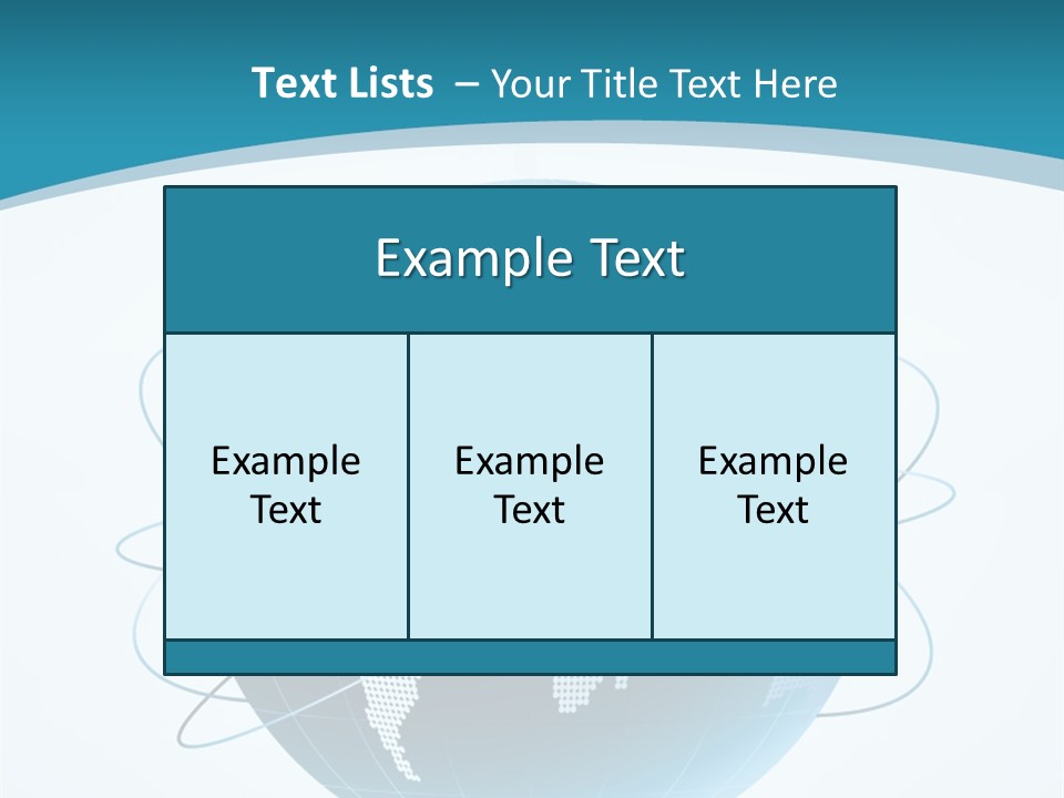 Continent Modern Communication PowerPoint Template