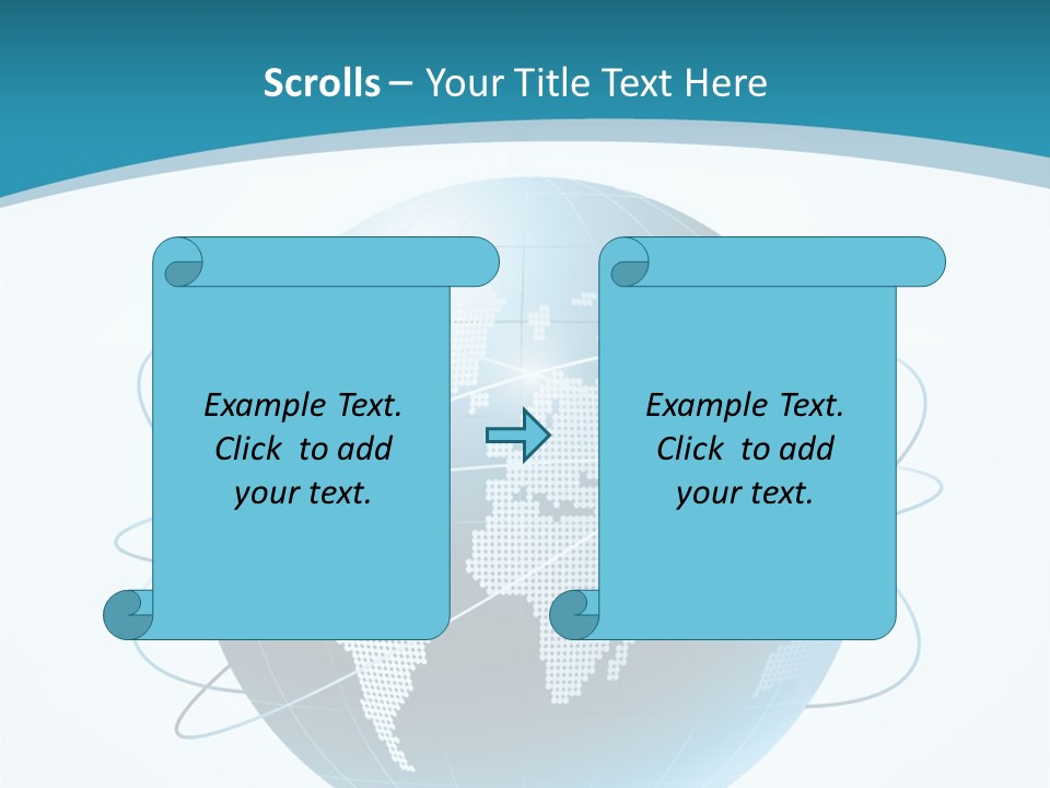 Continent Modern Communication PowerPoint Template