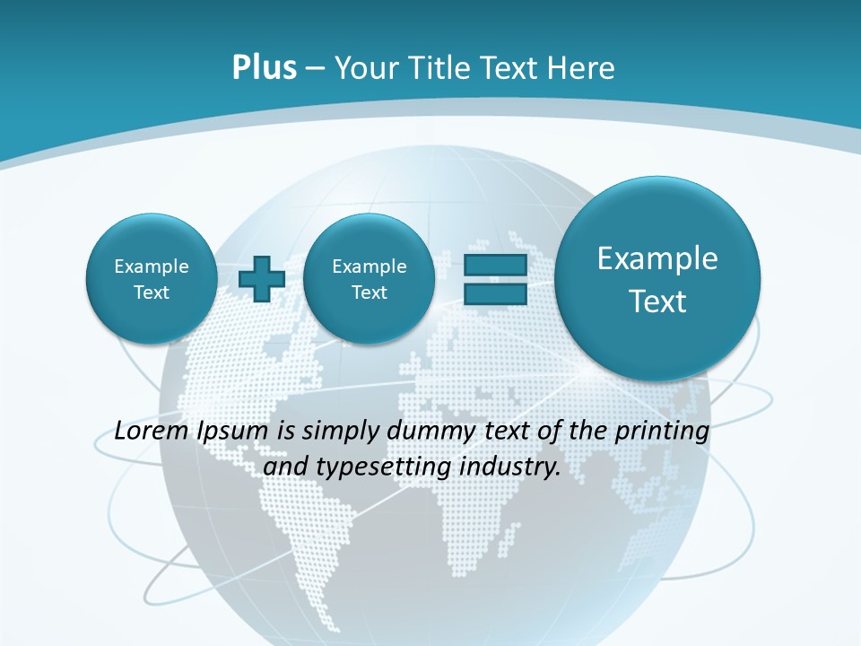 Continent Modern Communication PowerPoint Template