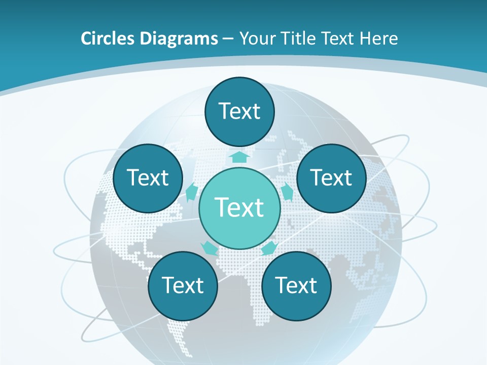 Continent Modern Communication PowerPoint Template