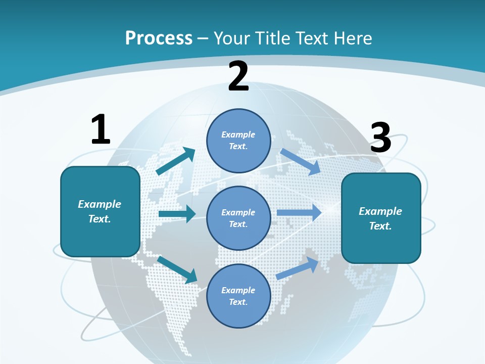 Continent Modern Communication PowerPoint Template