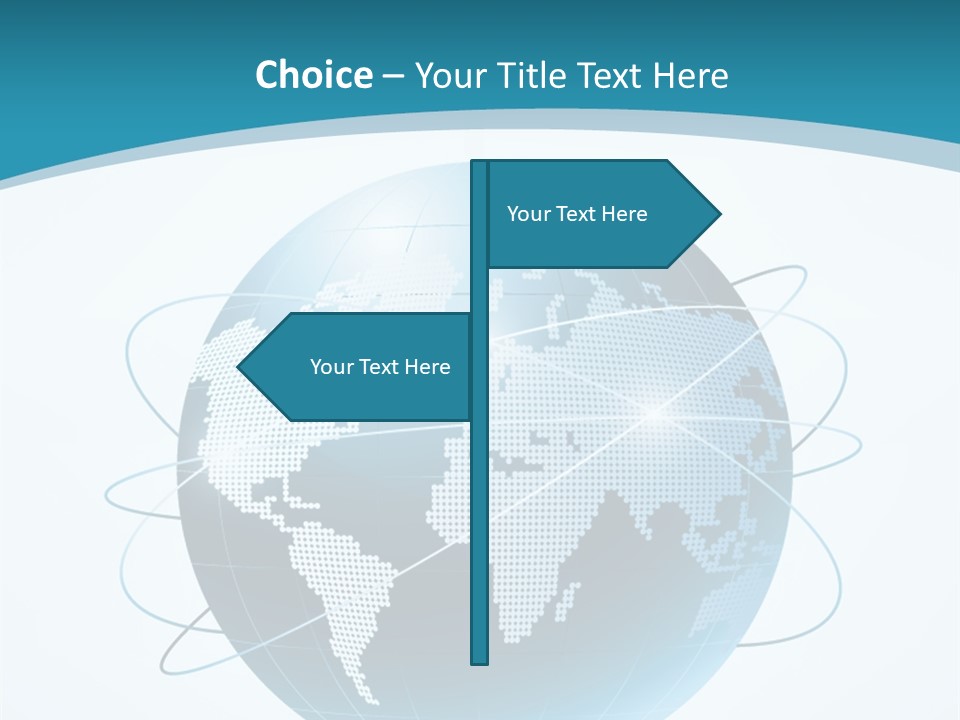 Continent Modern Communication PowerPoint Template