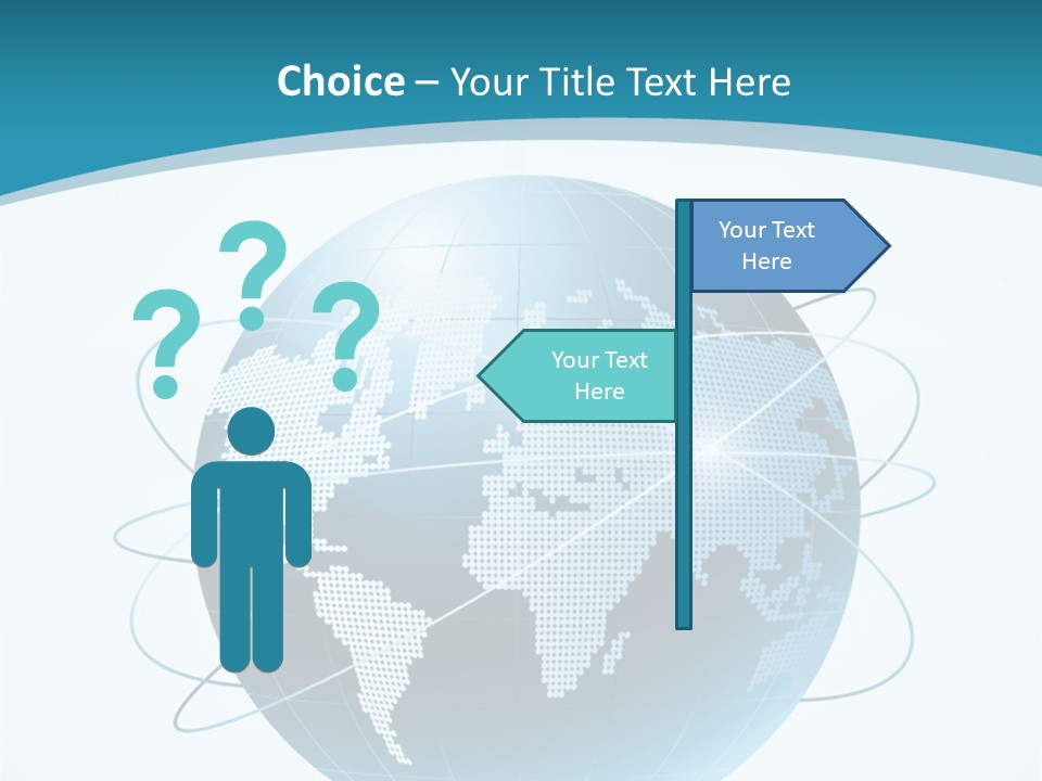 Continent Modern Communication PowerPoint Template