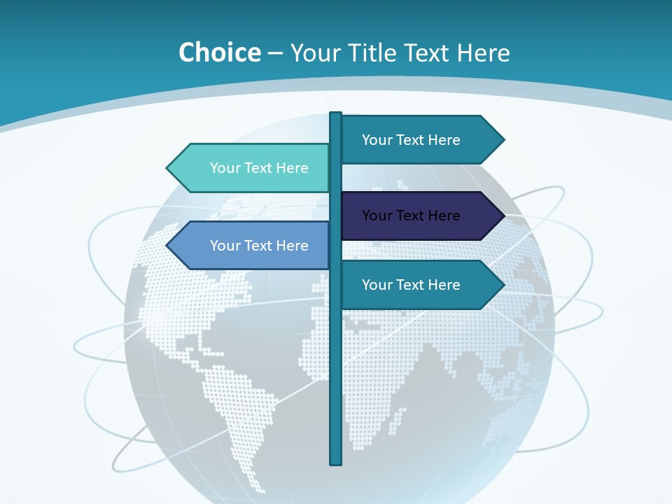 Continent Modern Communication PowerPoint Template